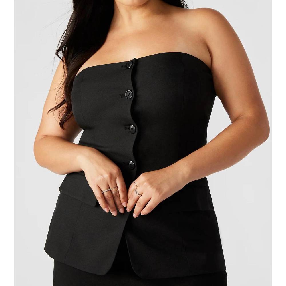 NEW STEVE MADDEN emerald top in black